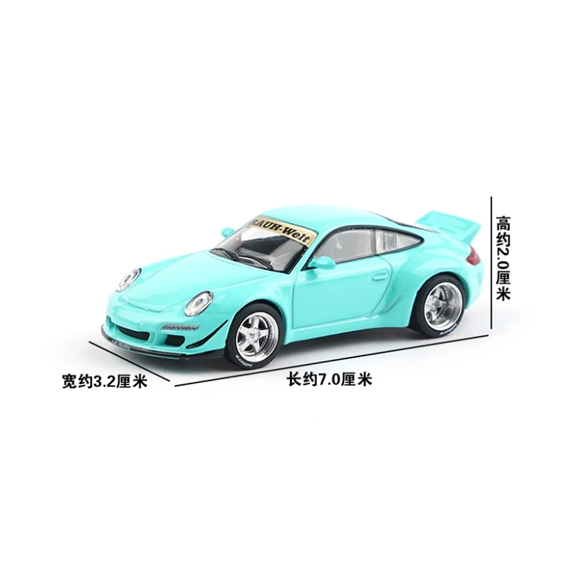 Light Blue RWB 997 Diecast Model 1:64 Scale 2 Light Blue RWB 997 Diecast Model 1:64 Scale - Image 2