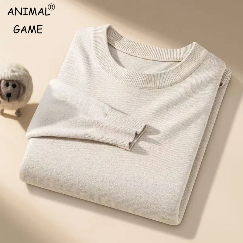 Animal Game Men's Heavyweight Crewneck Sweater 1 Animal Game Men's Heavyweight Crewneck Sweater