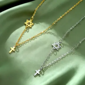 Unisex Stainless Steel Faith Necklace 12 S49a908a8b390441fab0b6f78e1da9019q