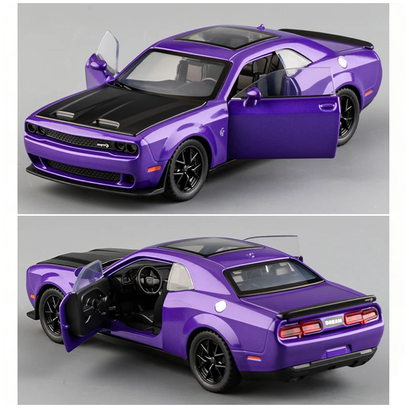 1:32 Dodge Challenger SRT Hellcat Diecast Model 6 1:32 Dodge Challenger SRT Hellcat Diecast Model - Image 6