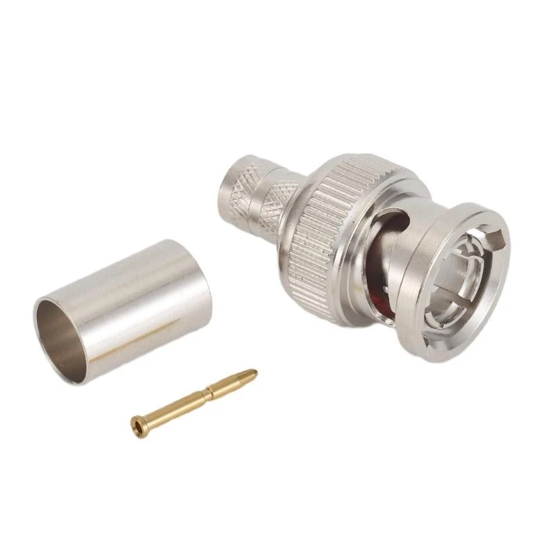 Copper BNC Male Connector for Coaxial Cables 3 Copper BNC Male Connector for Coaxial Cables - Image 3
