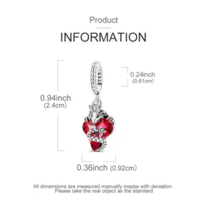 Silver Dragon Heart Charm for Bracelets 9 S4aa2da5664f74754b61ecc7c28fa2fe5Q 1