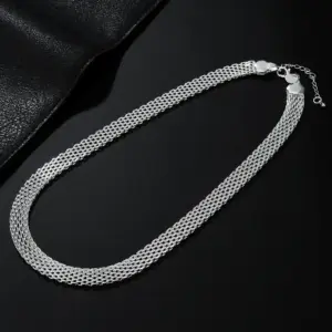 Silver Rope Chain Necklace 3mm, 16-30 in 7 S4b4d6f7ae7854e69aeae763b372131efc
