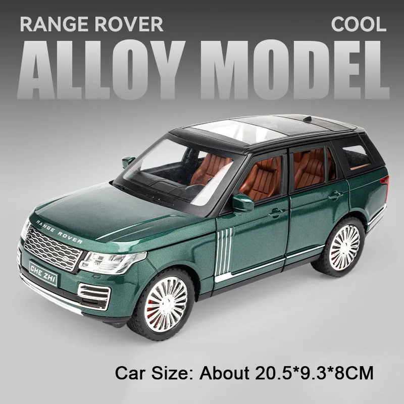 Black 1:24 Land Rover Range Rover Diecast Model 7 Black 1:24 Land Rover Range Rover Diecast Model - Image 7