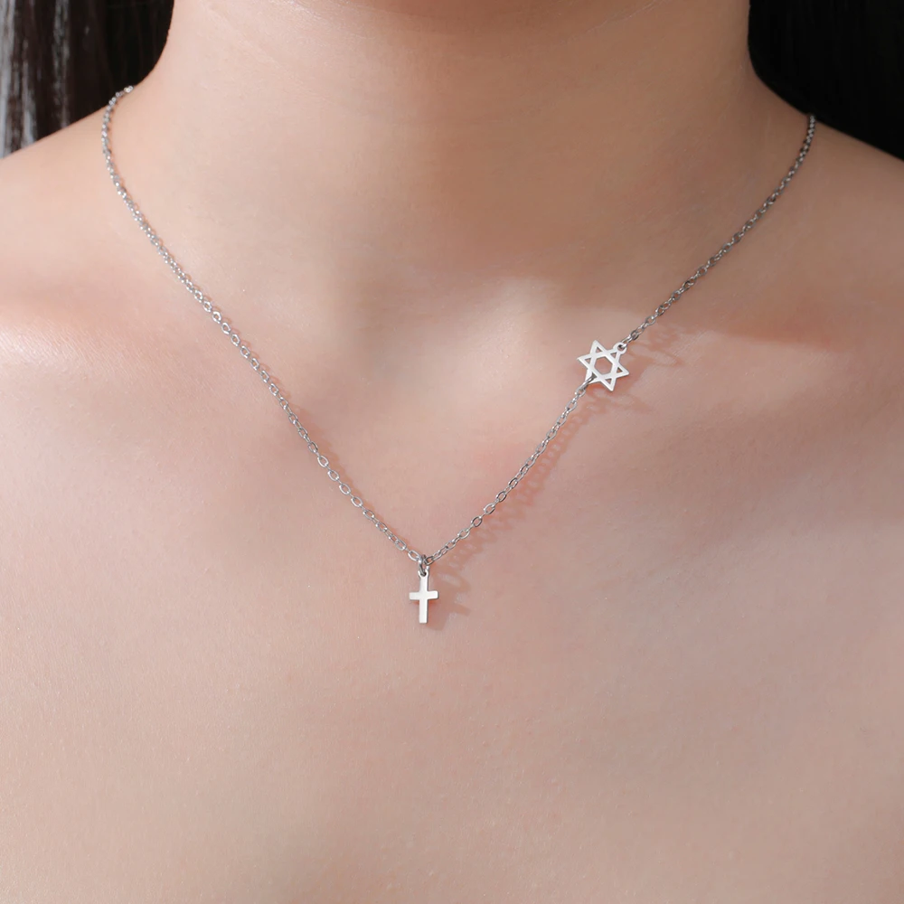 Unisex Stainless Steel Faith Necklace 5 Unisex Stainless Steel Faith Necklace - Image 5