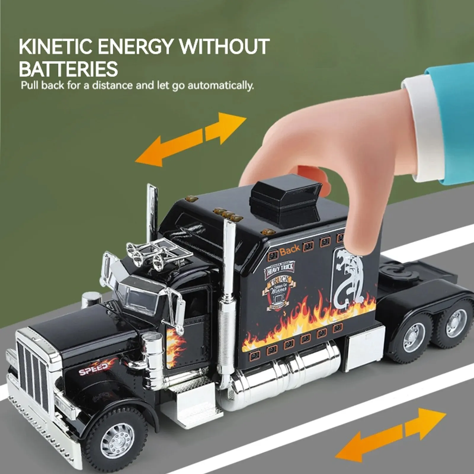 1:24 Scale Peterbilt 389 Diecast Truck 4 1:24 Scale Peterbilt 389 Diecast Truck - Image 4