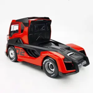 Red and Black Alloy Truck Model 1:24 Scale 11 S4d8d62df5a314082890eead70c69602er