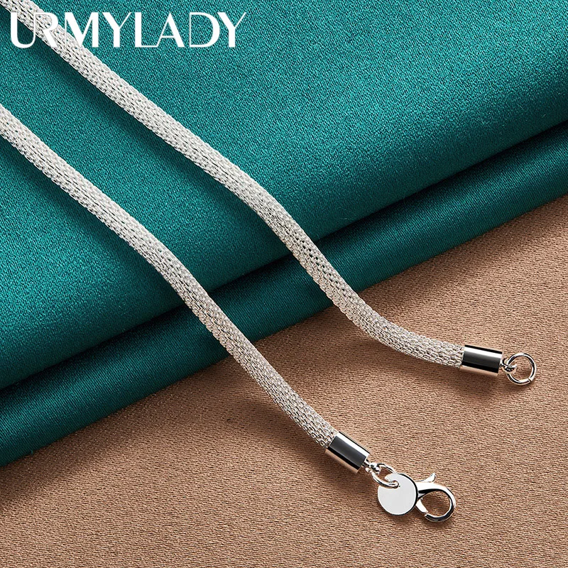Sterling Silver 20mm Matte Pendant Necklace 3 Sterling Silver 20mm Matte Pendant Necklace - Image 3