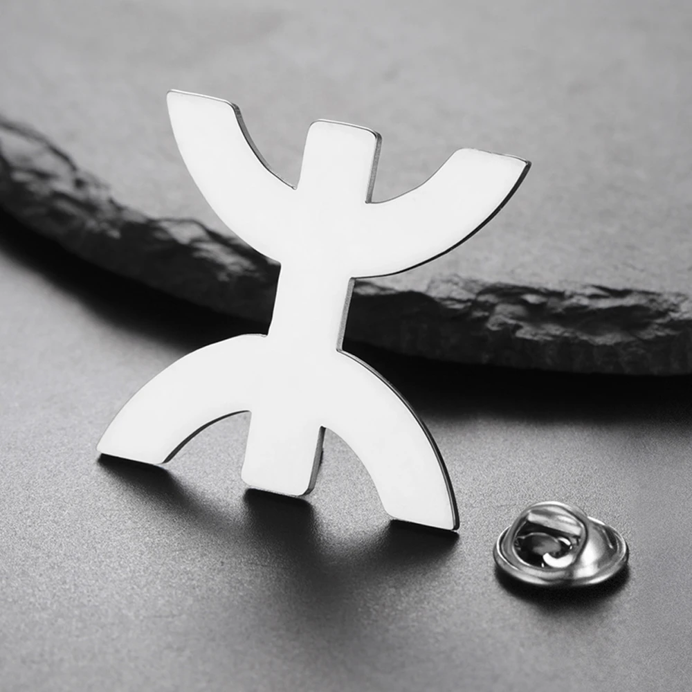 Stainless Steel Berber Brooch for Cultural Elegance 8 Stainless Steel Berber Brooch for Cultural Elegance - Image 8