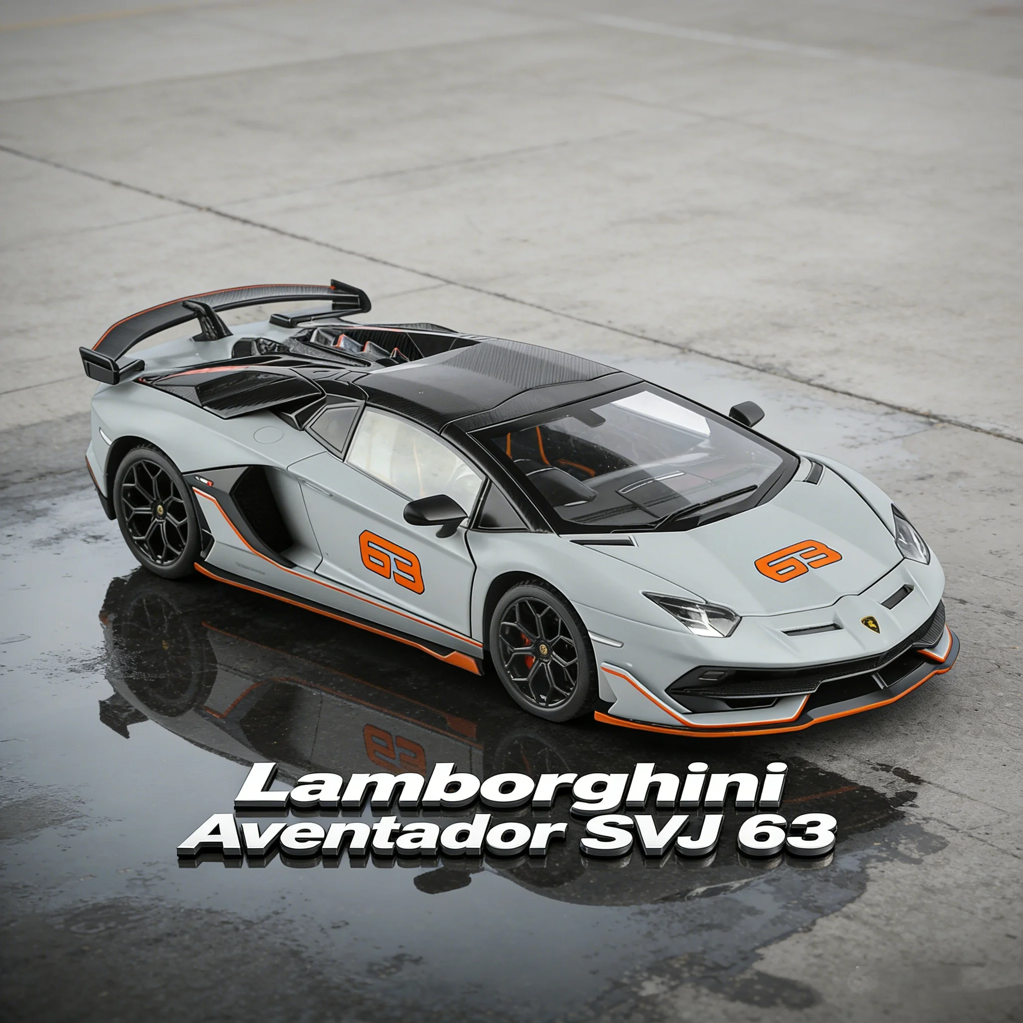 Lamborghini Aventador SVJ 1:24 Diecast Model 9 Lamborghini Aventador SVJ 1:24 Diecast Model - Image 9