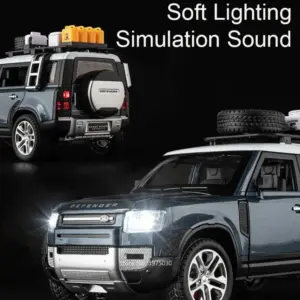 Land Rover Defender 1:24 Scale Diecast Model Blue 14 S50a484a82b7c4e37a1bc07fc2a853cf5S
