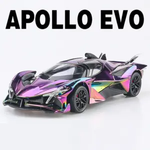 Pink 1:24 Scale Diecast Car Model with Sound & Light 17 S50c97e04095d460284436f19b4d6e73b9