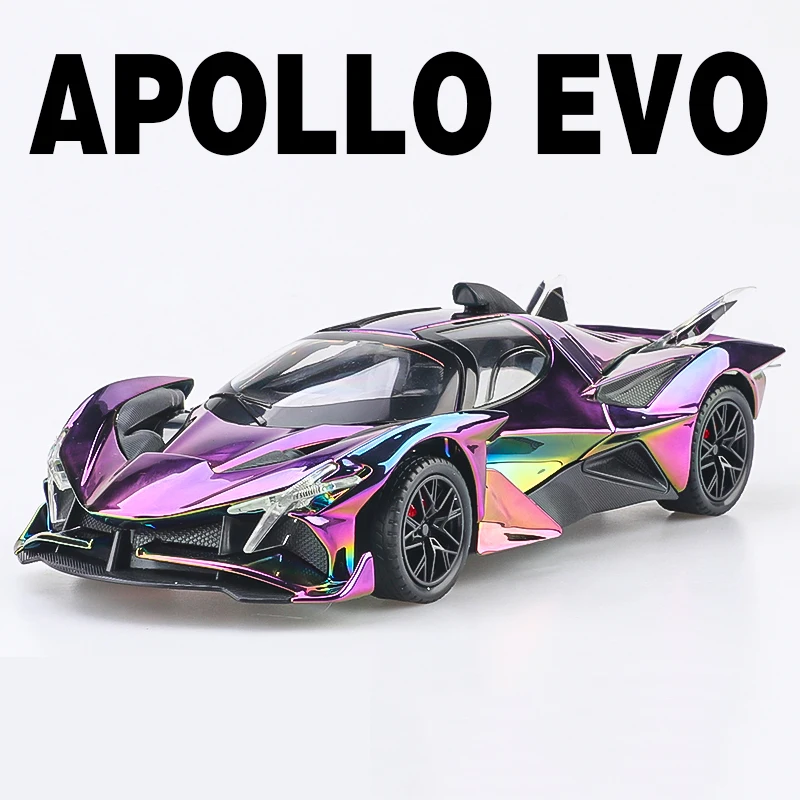 Pink 1:24 Scale Diecast Car Model with Sound & Light 9 Pink 1:24 Scale Diecast Car Model with Sound & Light - Image 9