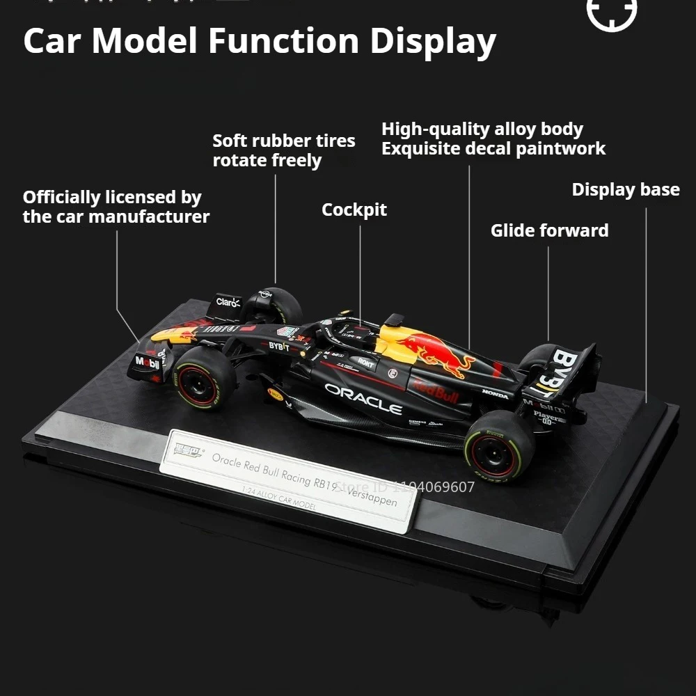 RB19 Formula 1 Car Model 1:24 Scale 2 RB19 Formula 1 Car Model 1:24 Scale - Image 2