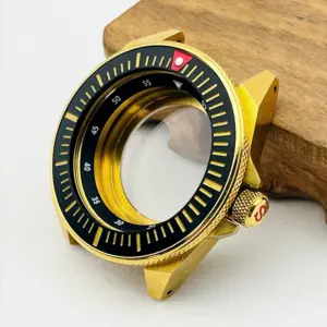 44mm Gold Stainless Steel Samurai SRPE Watch Case 18 S527dc38afec342e483508f320f78cda5v