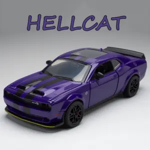 Vibrant Purple Dodge Challenger SRT Hellcat Model