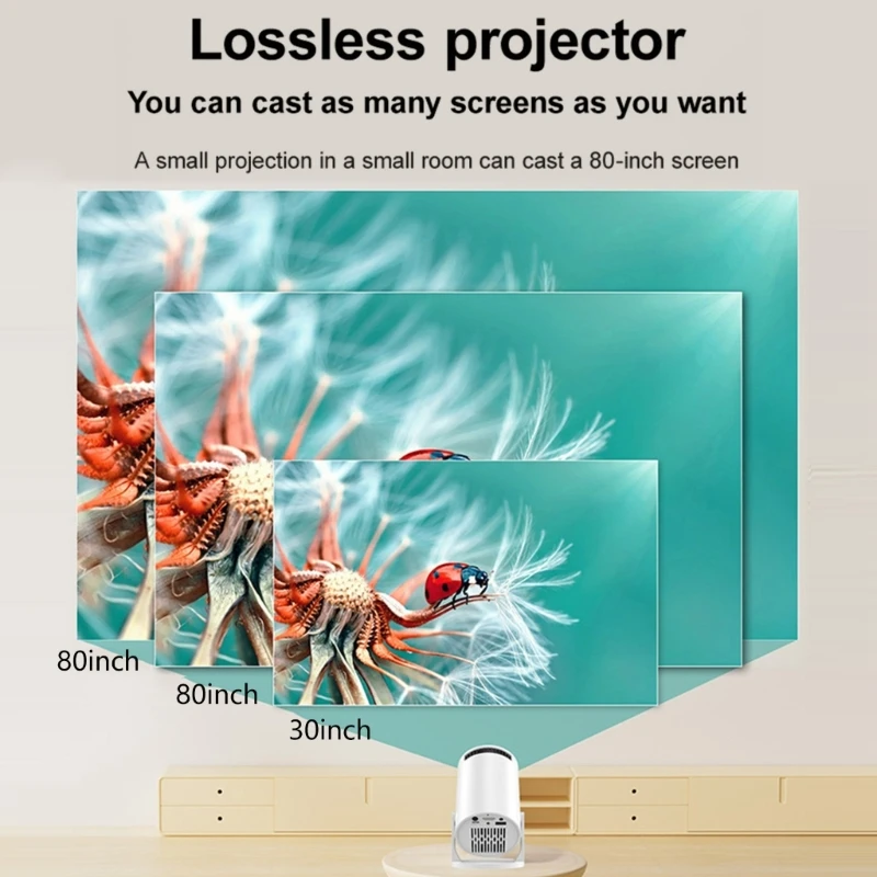 Portable Wireless Streaming Projector 92x157mm 4 Portable Wireless Streaming Projector 92x157mm - Image 4