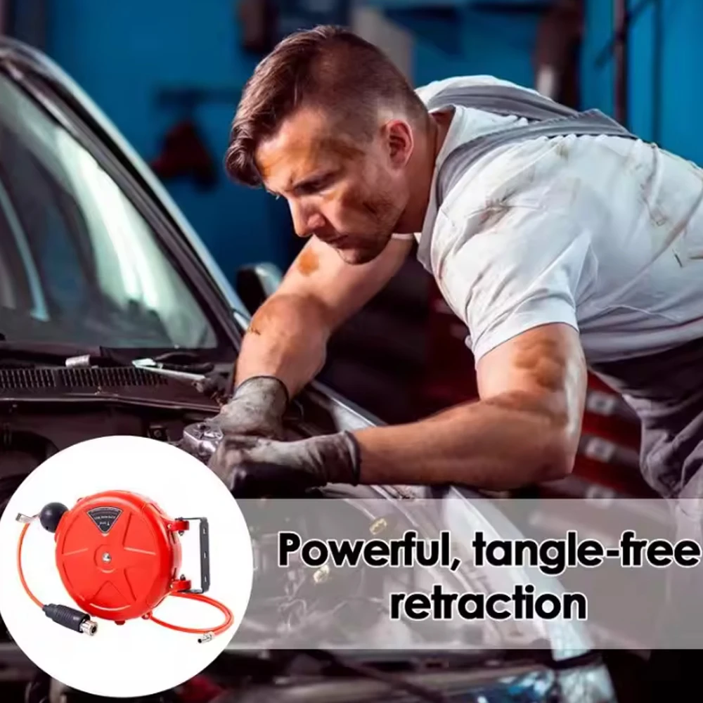 10-Meter Automatic Rewind Air Hose Reel 5 10-Meter Automatic Rewind Air Hose Reel - Image 5