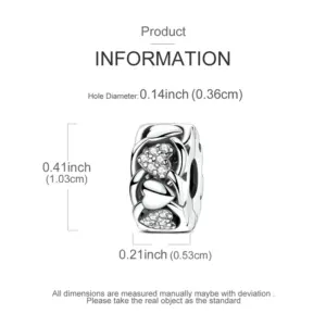 925 Silver Heart Charm for Bracelets 8 S53ba043ae4974b0f998d9dd2837030d30