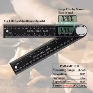 Digital Angle Ruler 360° with LED Display 11 S5402b03a056c460abfe359b5ed3eed4eB