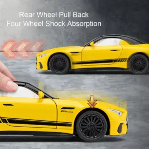 Vibrant Yellow Mercedes-Benz SL63 1:22 Scale Model 12 S563e6f4290bc4bbd9bf457268ac78cb0k