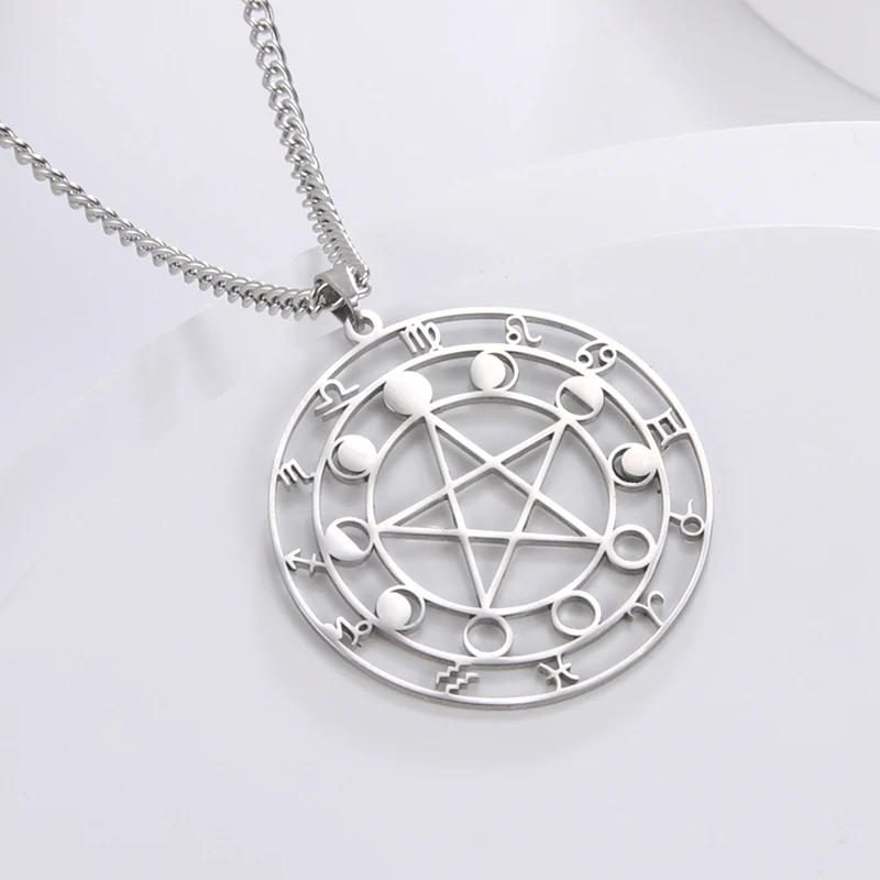Stainless Steel Pentagram Necklace for Women 7 Stainless Steel Pentagram Necklace for Women - Image 7