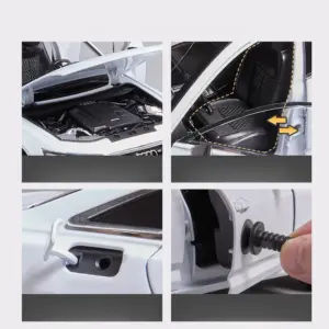 Black 1:18 Audi A6L Diecast Model Car 12 S591356946b844284b385d3c5c4b6a908L