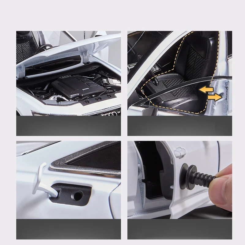 Black 1:18 Audi A6L Diecast Model Car 3 Black 1:18 Audi A6L Diecast Model Car - Image 3