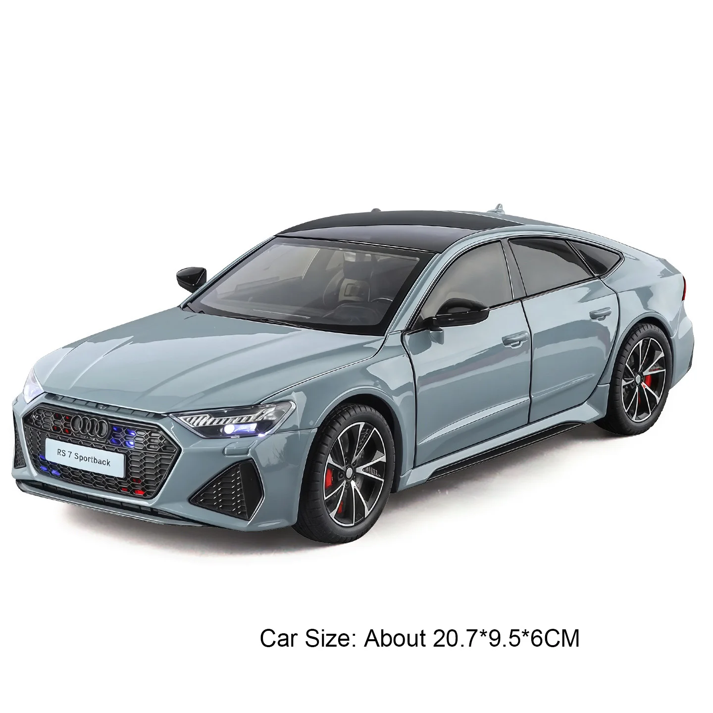 Black 1:24 Scale A6L RS7 Model Car 10 Black 1:24 Scale A6L RS7 Model Car - Image 10