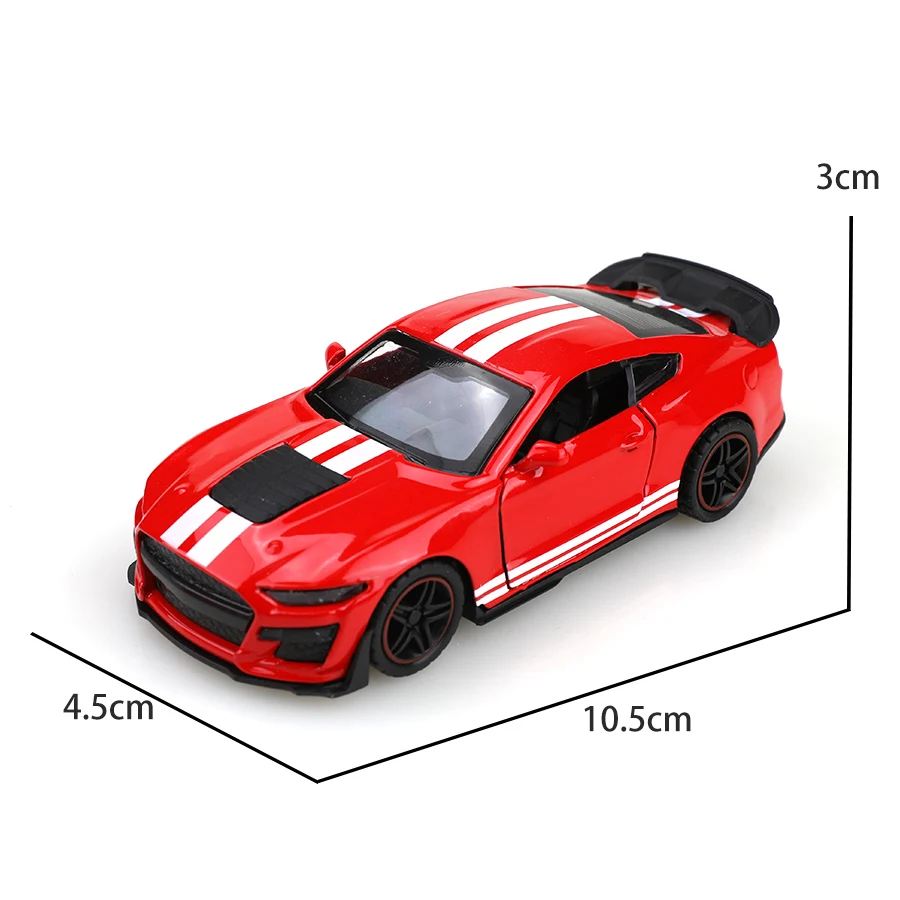 Mustang Red 1:43 Scale Diecast Racing Car 2 Mustang Red 1:43 Scale Diecast Racing Car - Image 2
