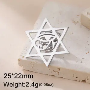 Elegant Stainless Steel Jewish Brooch 19 S5a5a72c906444528a63f0047d814b275v