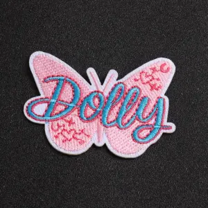 Colorful Cartoon Butterfly Dolly Embroidered Patch Set 8 S5a86388b3d614726a415d02931cb58cbT