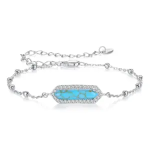 Miniature Turquoise Rectangle Bracelet for Women 13 S5aee975c6f6842a1b3c57d634944449aD