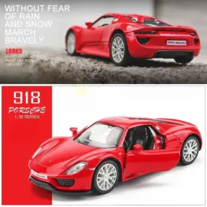 1:36 Porsche 918 Diecast Model Car by WELLY 11 S5b4fbc78ace743108cdd15dd7dbc1c95v