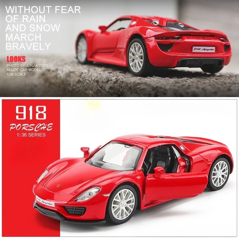 1:36 Porsche 918 Diecast Model Car by WELLY 3 1:36 Porsche 918 Diecast Model Car by WELLY - Image 3