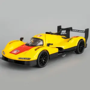 Vibrant Yellow Porsche 963 LMDh Diecast Model 16 S5bb6e4fd1b0544ca85391506fc859e81V