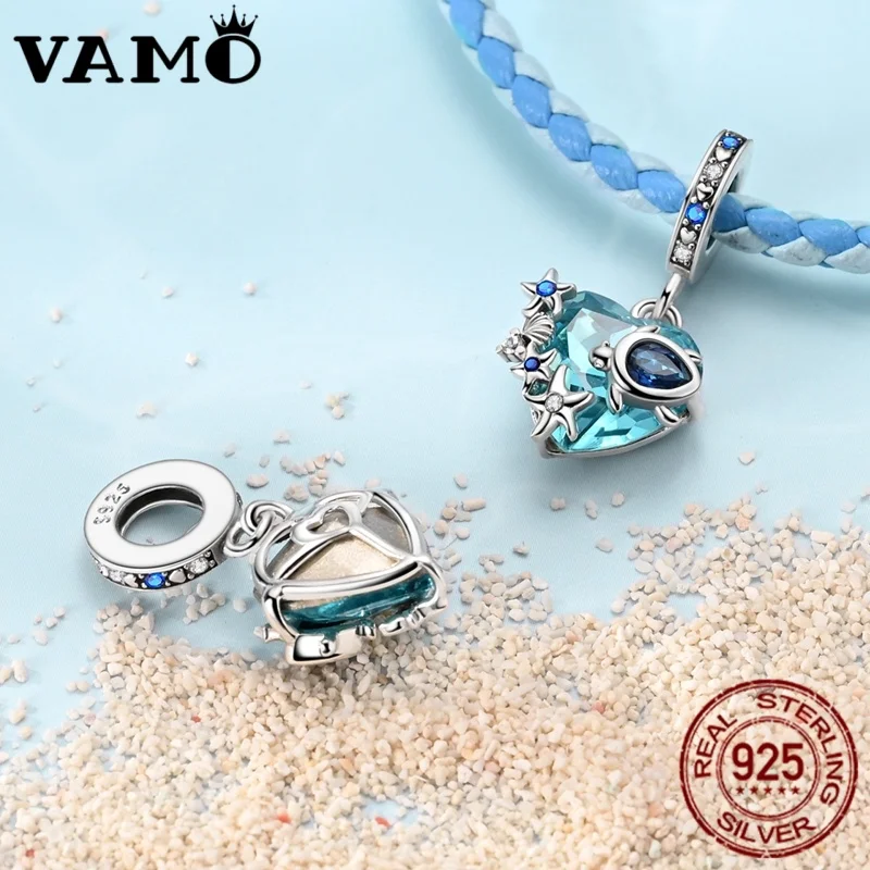 Silver Sea Turtle Charm for Bracelets 3 Silver Sea Turtle Charm for Bracelets - Image 3