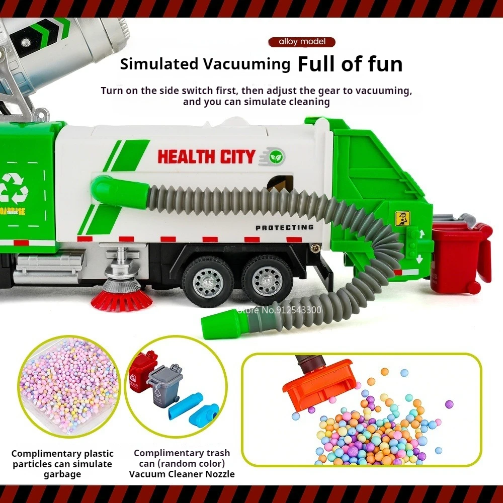 Electric Vacuum Cleaner Car Toy 1:32 Scale 4 Electric Vacuum Cleaner Car Toy 1:32 Scale - Image 4