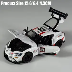 Red Toyota Supra GT4 1:32 Diecast Model 19 S5dade50226664245bf7b608c2a754f1dA