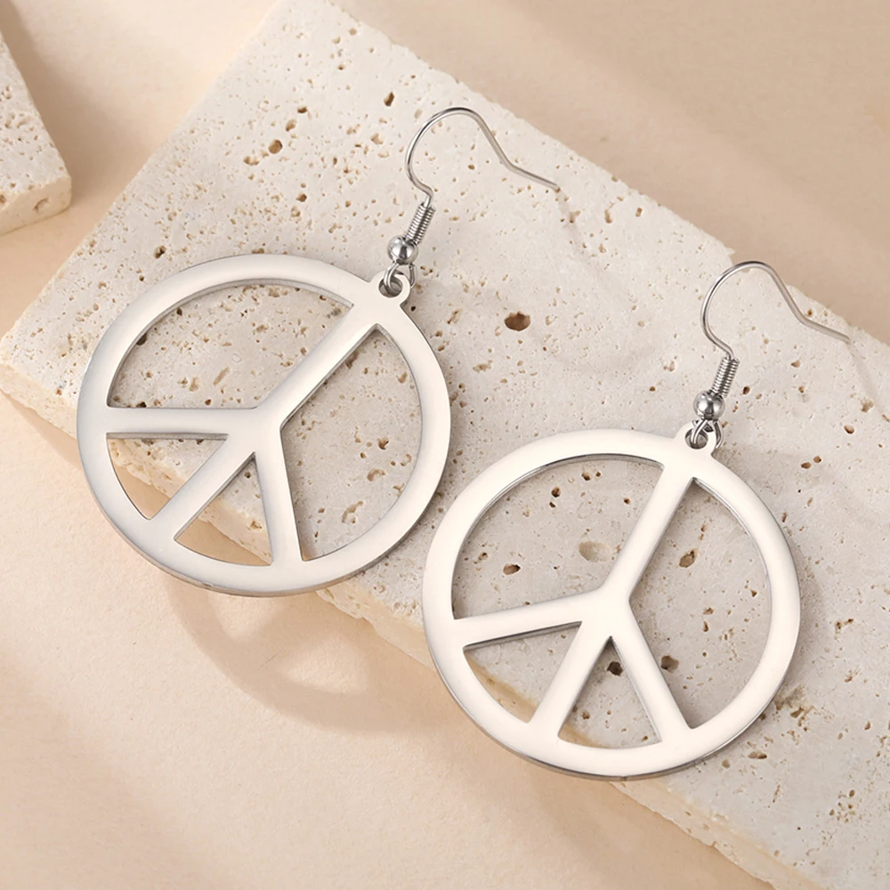 Stainless Steel Futhark Rune Earrings 5 Stainless Steel Futhark Rune Earrings - Image 5