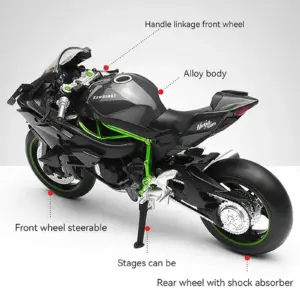 Kawasaki Ninja H2R 1:12 Die-Cast Model 9 S5f2d349e274d41a9ac8956a3f8bca461y