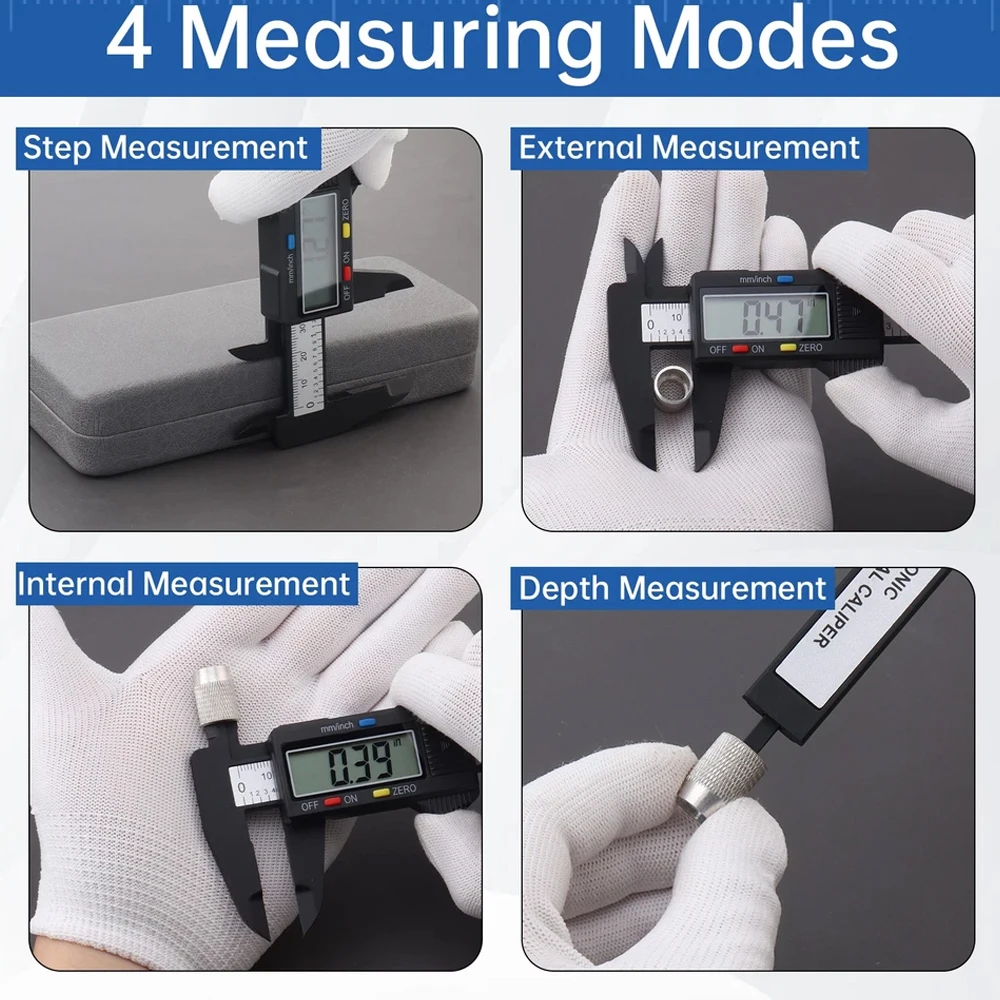 Digital Caliper 150mm Stainless Steel LCD 5 Digital Caliper 150mm Stainless Steel LCD - Image 5