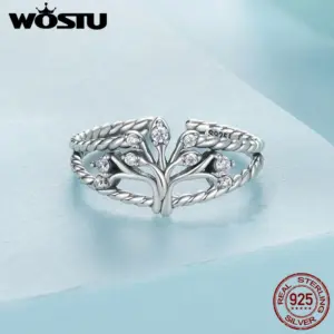 Women's Silver Tree of Life Ring 11 S6129a5fb74e343eeb8dcfed1f3a460c0p