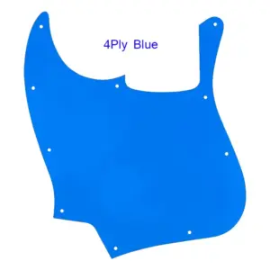 Left-Handed Jazz Bass Pickguard 10-Hole Yellow 18 S61c7032730ab4beb80ef60574a8ab6f0E