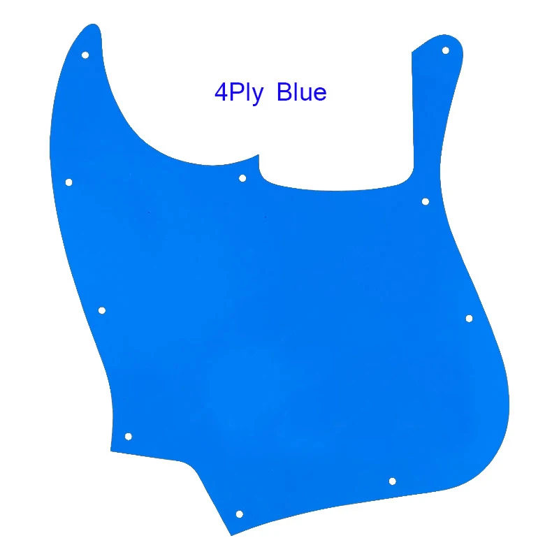 Left-Handed Jazz Bass Pickguard 10-Hole Yellow 9 Left-Handed Jazz Bass Pickguard 10-Hole Yellow - Image 9