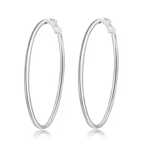 Sterling Silver Hoop Earrings 5-8 cm 6 S647baea1d7fc489eb62e8be965c0ccf4B