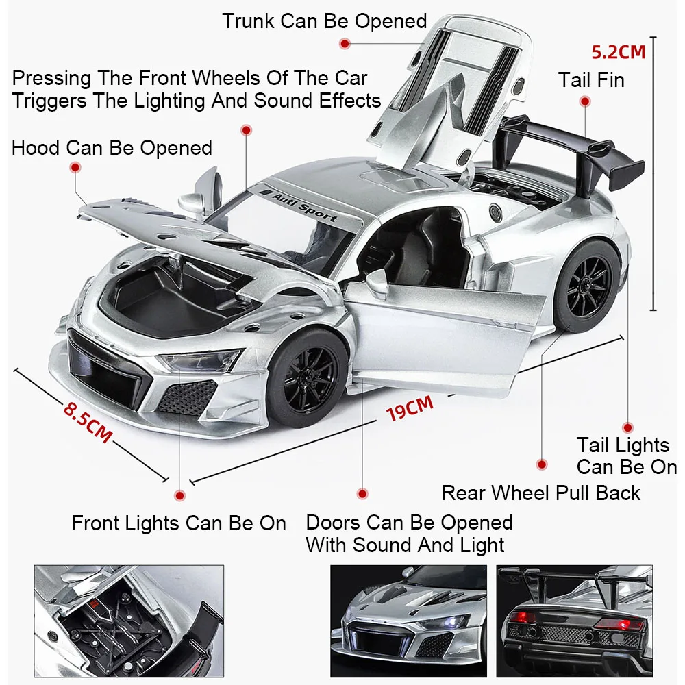 1:24 Scale Sports Car Model Set 3 1:24 Scale Sports Car Model Set - Image 3