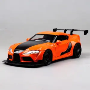 Vibrant Orange Supra 963 Diecast Model Car
