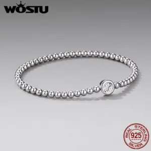 Sterling Silver Heart Bracelet with Cubic Zirconia 13 S6703b95402df45f7ad464f3bc6624e74P