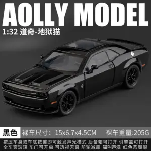 1:32 Dodge Challenger SRT Hellcat Diecast Model 17 S67273842f2eb4b03a11629bab98c56f46